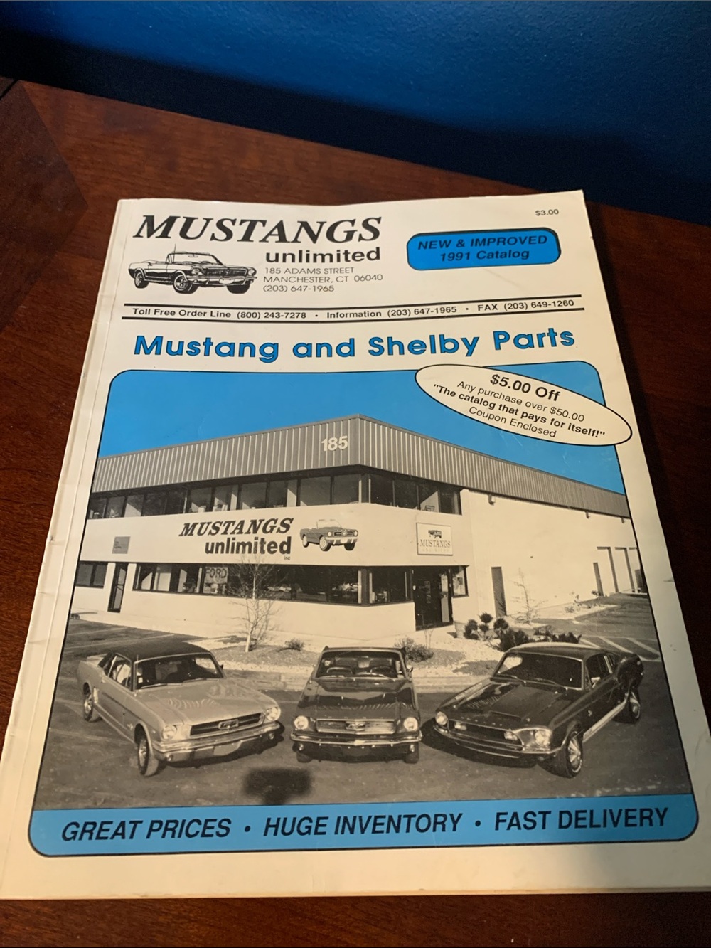 Mustangs Unlimited 1991 Mustang and Shelby Parts Catalog